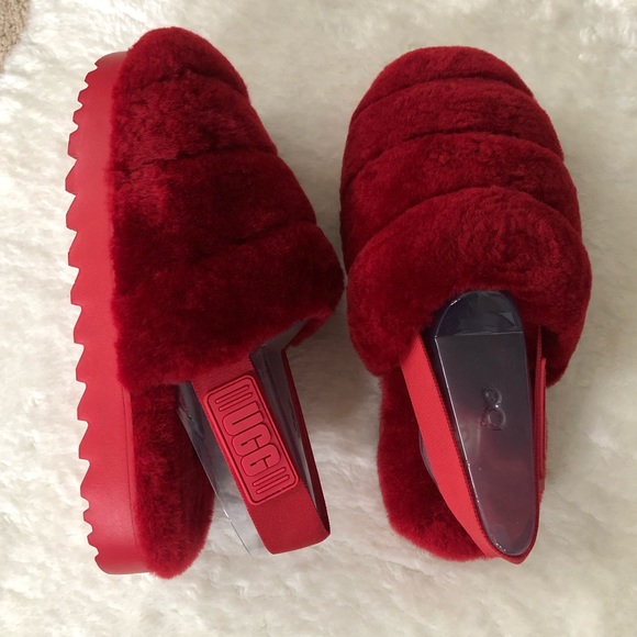 UGG Shoes - Ugg | Super Fluff Slipper in Ribbon Red
